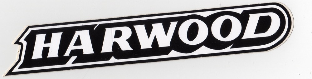 New OEM Harwood Fiberglass Contingency Decal race 4 X .75