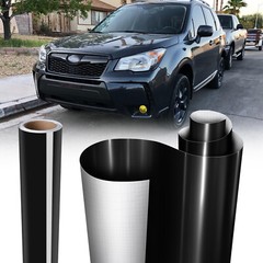 Gloss Black Vinyl Car Wrap Film Bubble Free Air Release Sticker Decal 20FT*5FT