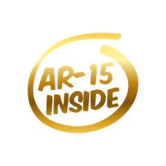 AR-15 Inside 2A AR 15 Gun Rights Rifle Decal Sticker Gun Ammo Tactical Car