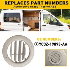 4Pcs 2Pair Fits Ford Roof Air Vent Louvre 15-25 Transit YC3Z-19893-AA 4-12X