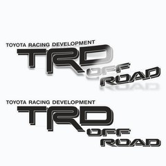 TRD Off Road Stickers Tacoma 4×4 for Tundra Truck (Set of 2 Clear Vinyl Decals)