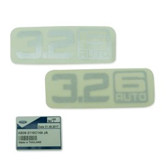Genuine Side Vent Sticker Decal 3.2 6 AUTO Silver For Ford Ranger 2012 2018
