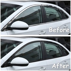 2″ x 30 Ft High Gloss Vinyl Tape for Black Out Chrome Delete Window Trim