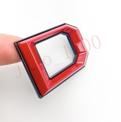 Red BLACK letters compatible with TOYOTA TUNDRA 2022 23 logo Front insert