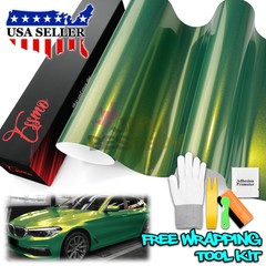 ESSMO PET Galaxy Dust Gloss Emerald Green Auto Car Vinyl Wrap Decal Sticker