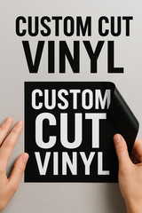 Custom Cut Vinyl Decals – Oracal 651 – Personalized Text & Graphics