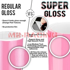 High Gloss Red Glossy Car Vinyl Wrap Sticker Decal Sheet Film DIY Air Release