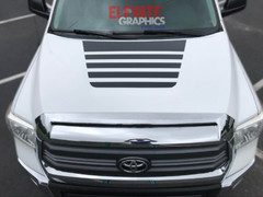 2014-2021 Toyota Tundra Center Hood Graphic Stripes 9 Options 3M Vinyl Decals