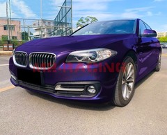 Laser Flip Gloss Purple Metallic Glossy Rainbow Holographic Vinyl Wrap Sticker