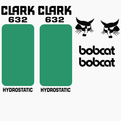 Fits Bobcat 632 Decals Stickers kit Repro Aftermarket Decal kit Premium Vinyl
