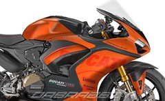 NEW Graphic kit for DUCATI PANIGALE V2 (2019~2024) Full Graphic kit (WRC-GO)