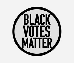 10-Pack BLACK VOTES MATTER Stickers – 1.5″x1.5″ Bumper Decals – Water-Resistant