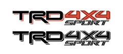 TRD 4×4 SPORT Decal Set (2pc) for Toyota Trucks