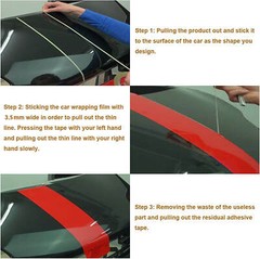 5-50M Knifeless Tape Finish Line Finishing Vinyl Car Wrap Graphics Cutter Tools