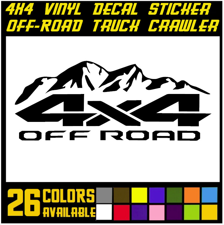 4×4 Vinyl Decal Sticker | Off-Road Truck Crawler [5]