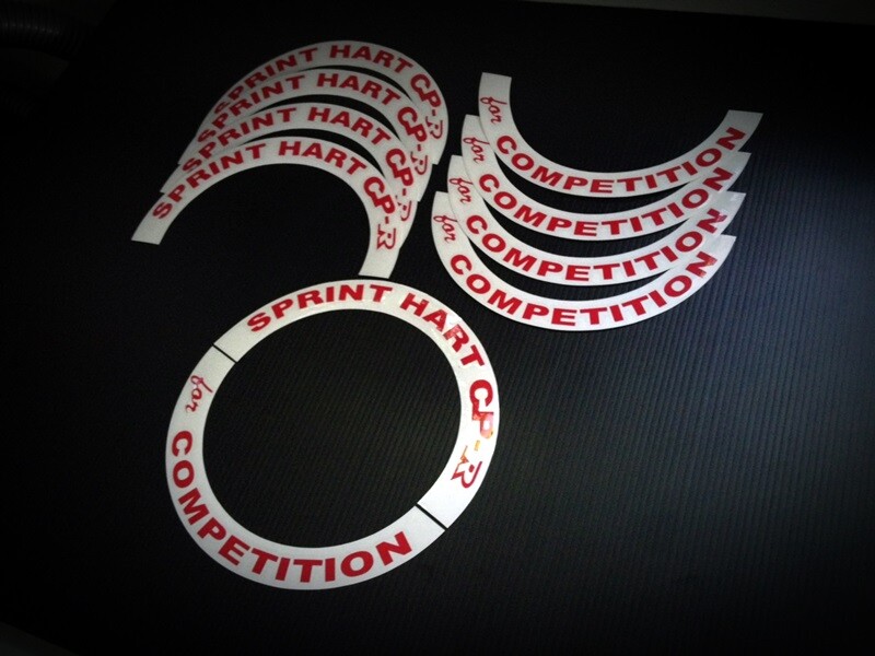 STICKER Sprint hart CP-R / Formula CP-R