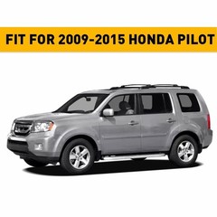 4/8X Black Front Rear Leather Door Panels Cover Armrest For Honda Pilot 2009-201