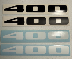 Custom 400 Automotive Decal Set