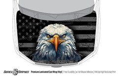 Hood Vinyl Wrap Patriotic American Eagle Decal Truck or Car
