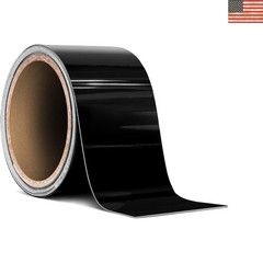 Sleek High Gloss Black Vinyl Overlay Strips – Ideal for Vehicle Customization