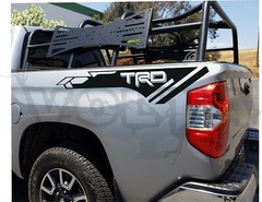 2X Rear Bedside Vinyl Decals For Toyota Tundra 2007-2024 TRD Vinyl Graphics