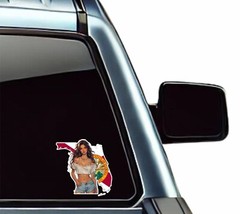 Set of 2 Florida Girl Floridian Decal Stickers with Free Custom Text