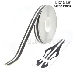 1/12″ & 1/6″ Matte Black Pinstriping Pin Stripe DIY Vinyl Tape Decal Sticker