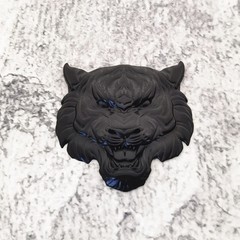 3D Metal Tiger Head Car Auto Emblem Motorcycle Fender Trunk Badge Decal Sticker