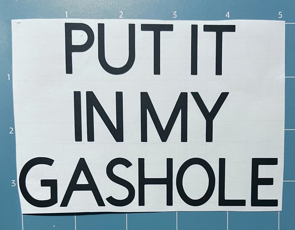 Offensive Funny Permanent Vinyl Decal Sticker Car Window & Bumper