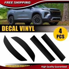 4X Front Rear Reflector Decals Precut Tint Overlay Vinyl For 2024 2025 Traverse