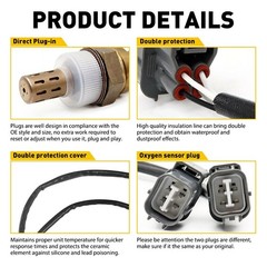 2/4x Upstream O2 Oxygen Downstream Sensors For Honda 1997-2001 CR-V LX 2.0L XX