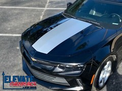 Fits Chevy Camaro Hood Rally Zoom Stripes 3M Graphics Vinyl Decals 2010-2018