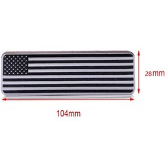 2Pcs Car Truck 3D Metal USA Flag Sticker American Decal Body Emblem Accessories