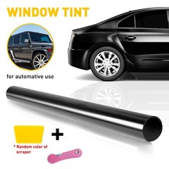 VLT 20% 20″ Roll Uncut x 10FT Window Tint Film Black Charcoal Car Glass Office