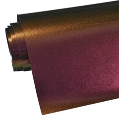 Purple to Green Chameleon Fiber Car Vinyl Wrap, High Gloss Car Body Wrap Roll