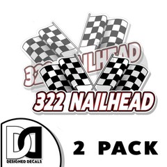 322 Nailhead Engine Air Cleaner Decal Fits Buick engine, muscle classic car 2 PK