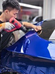 12″ x 60″ Super Gloss Metallic Blue Vinyl Film Wrap Air Bubble Free 1ft x 5ft