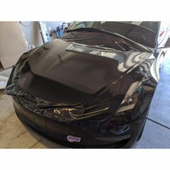 3M 1080 / 2080 Scotchprint Gloss Ember Black Vinyl Car Wrap Film | GP282