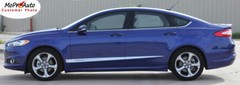 2013-2020 Ford Fusion DAGGER Pro Grade 3M Vinyl Side Hood Stripes Decals Graphic