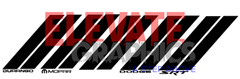 For Dodge Durango Decals Hash Mark Double Bar Stripes Graphics Sticker 2011-2025