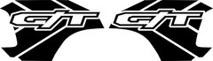 COMPATIBLE WITH DODGE RAM GT BED GRAPHICS VINYL DECALS BEDSIDE REAR