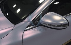 Galaxy Dust Matte Metallic Silver Red Auto Sticker Decal Vinyl Wrap Sheet Film