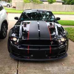 Ford Mustang Bonnet Stripes Graphics Any Year Any Model Decals Rally 1