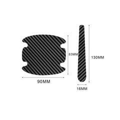 8PCS Car Door Handle Bowl Protector Cover Anti Scratch Sticker Accessories Trims