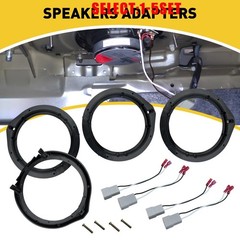Door Speaker Spacer Rings Harness Wire For Honda CRZ Civic Insight Fit 2-10X