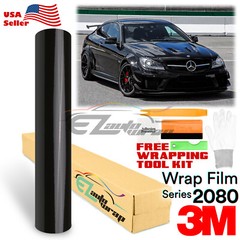 Genuine 3M 2080 Series G12 Gloss Black Vinyl Wrap Vehicle Film Decal Bubble Free