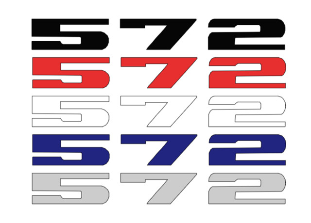 Custom 572 Automotive Decal Set – Universal Fit