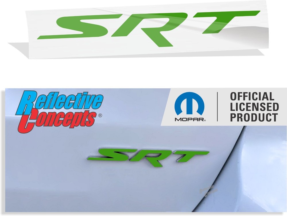 SRT Badge Overlay Decal Sticker – 2014-2021 Jeep Grand Cherokee SRT