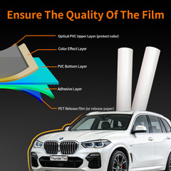 Pearl White Gloss Metallic Glitter Vinyl Film Wrap Sticker Decal Air Bubble Free