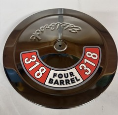 Blue 360 FOUR BARREL Air Cleaner Decal Sticker for Dodge Plymouth Chrysler USA